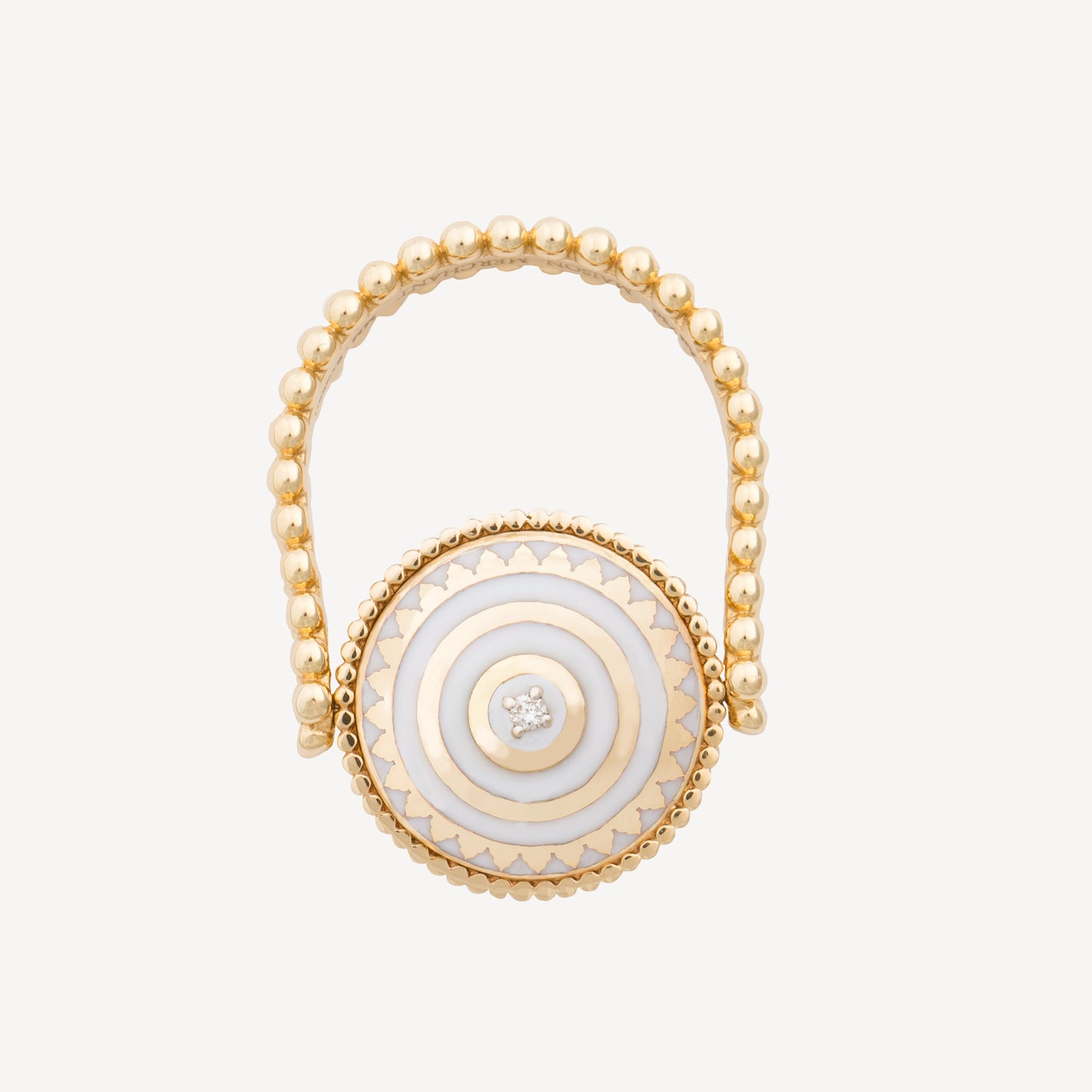 Maison Merchant Coeur du Monde Classique reversible ring