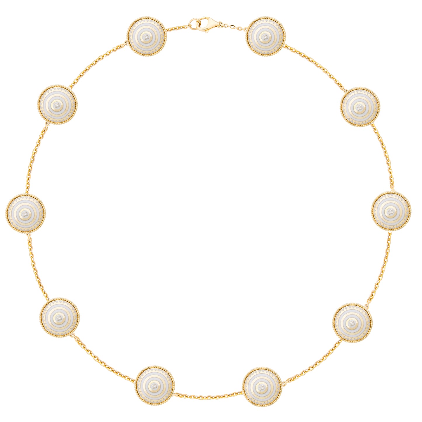 Maison Merchant Coeur Du Monde Classique 10 motif necklace