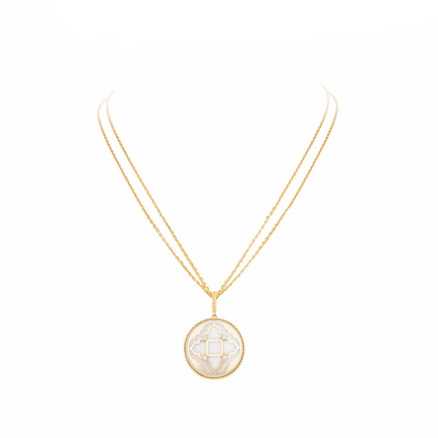 Maison Merchant Muse D'Art Majesté long necklace, 1 motif