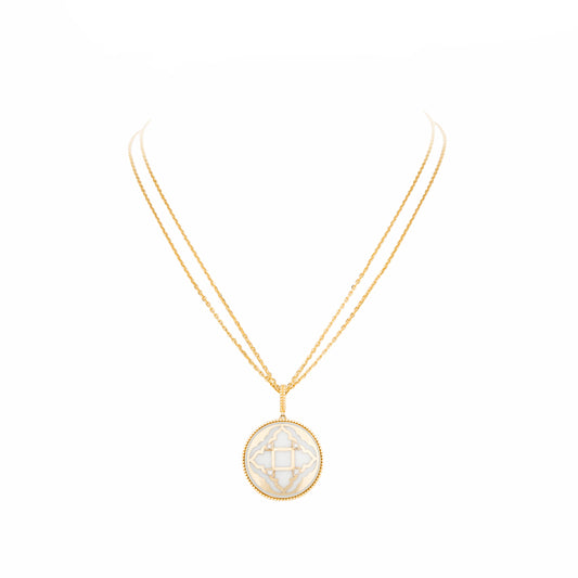 Maison Merchant Muse D'Art Majesté long necklace, 1 motif