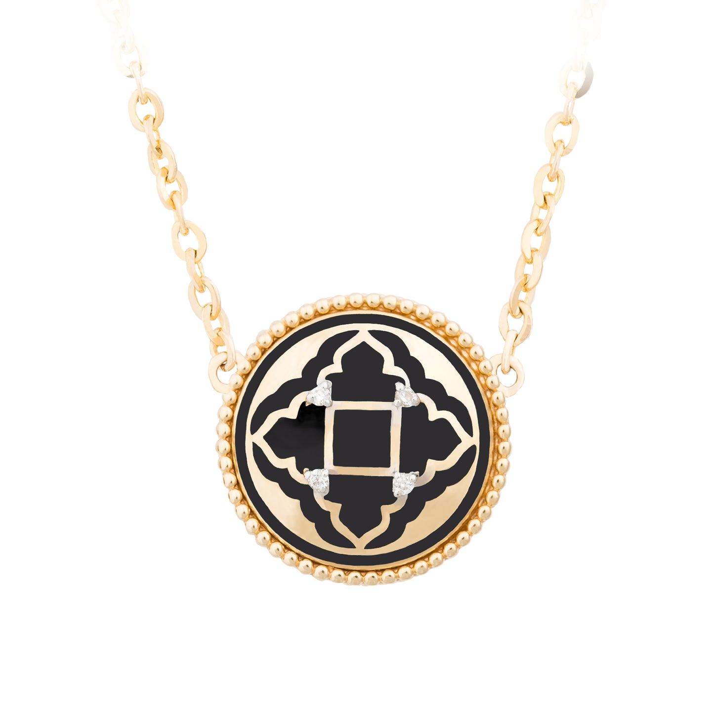 Maison Merchant Muse D' Art Classique Pendant with Chain