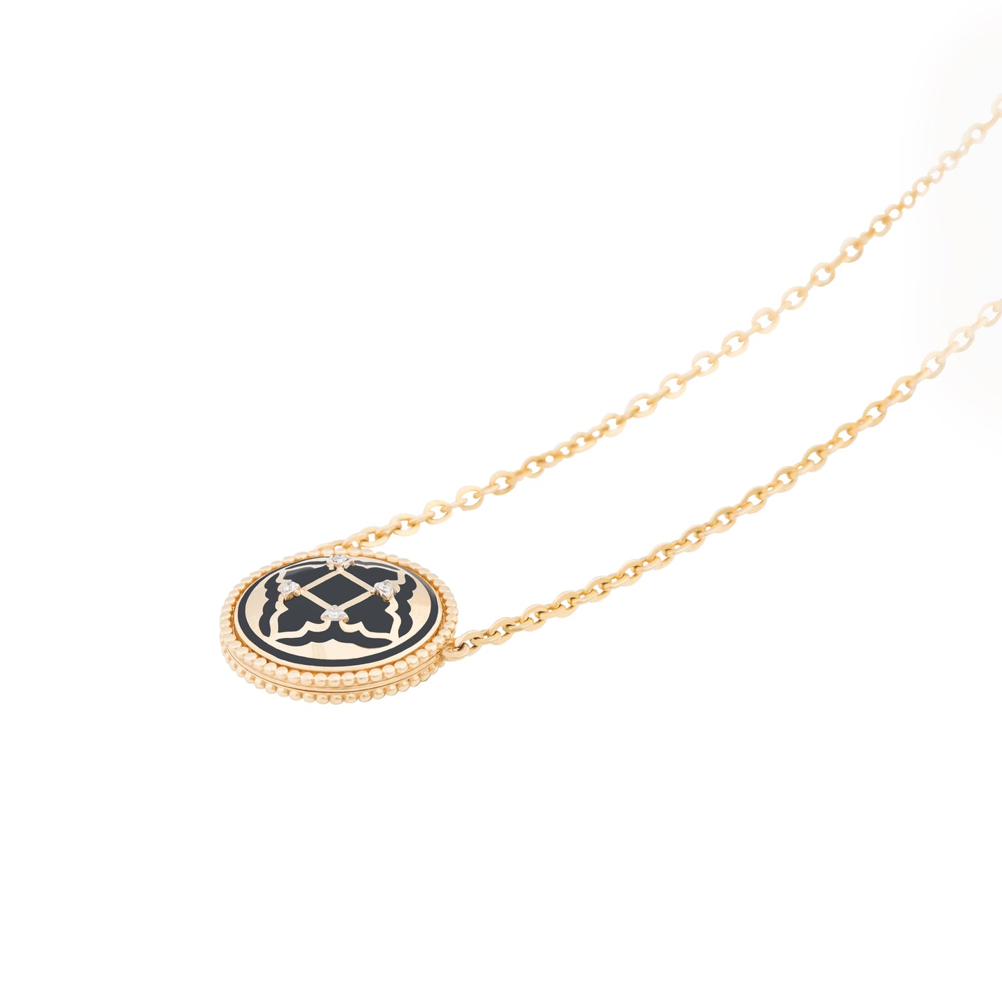 Maison Merchant Muse D' Art Classique Pendant with Chain