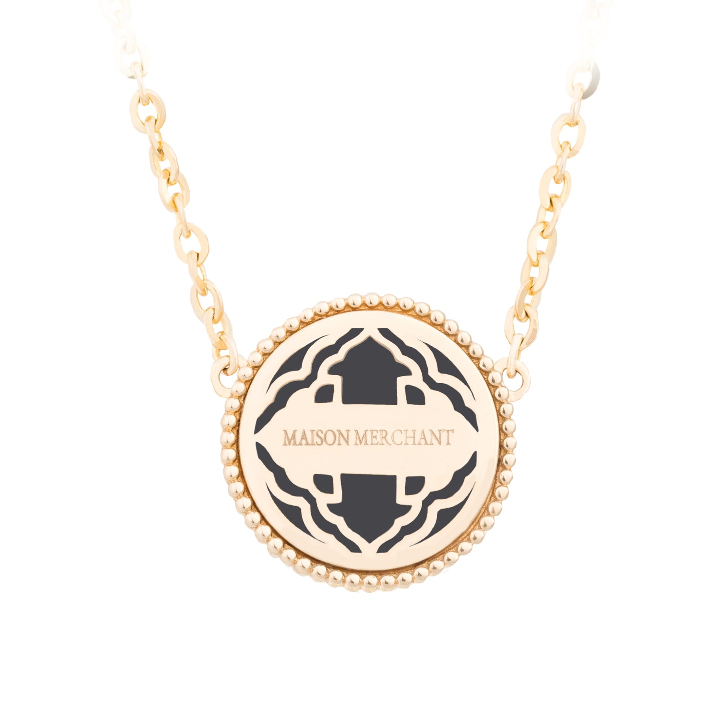 Maison Merchant Muse D' Art Classique Pendant with Chain