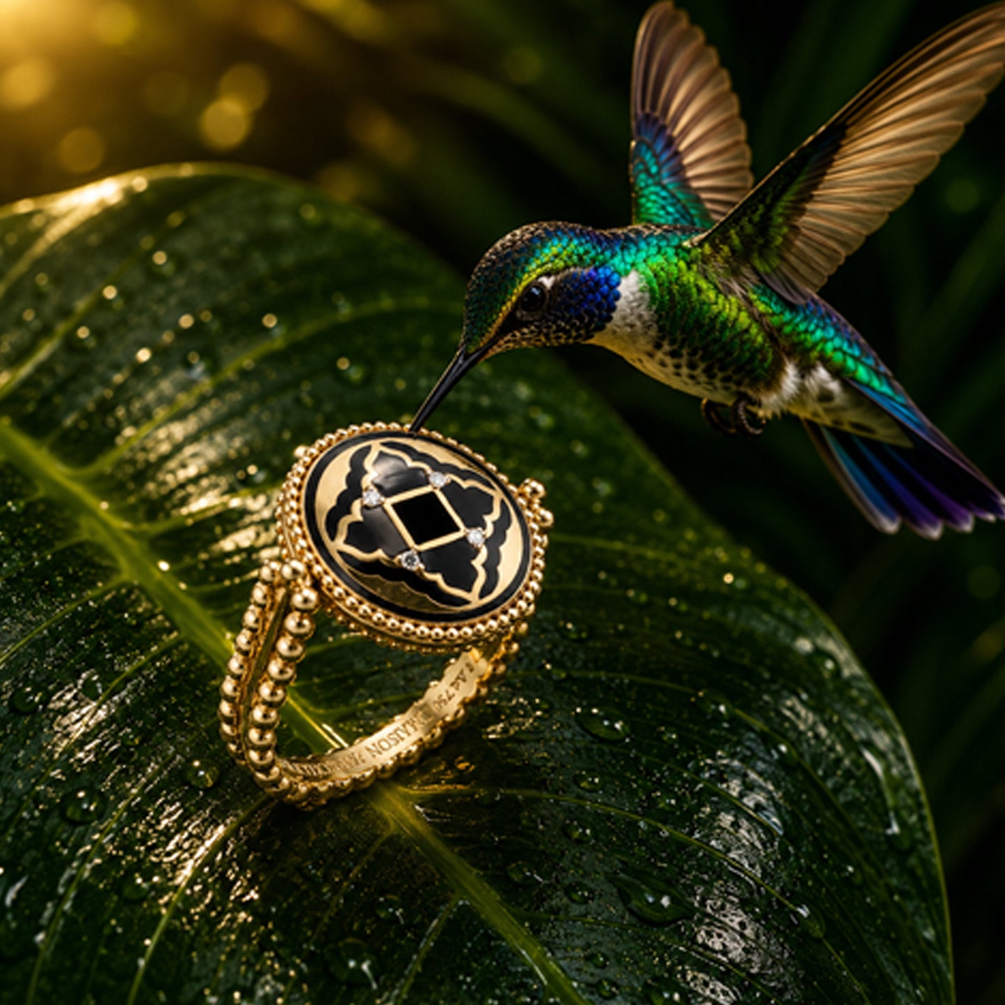 Maison Merchant Coeur du Monde Classique reversible ring