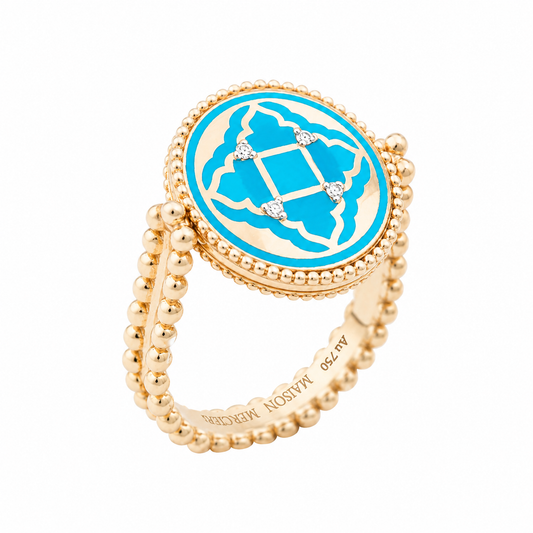 Maison Merchant Muse D' Art Classique reversible ring