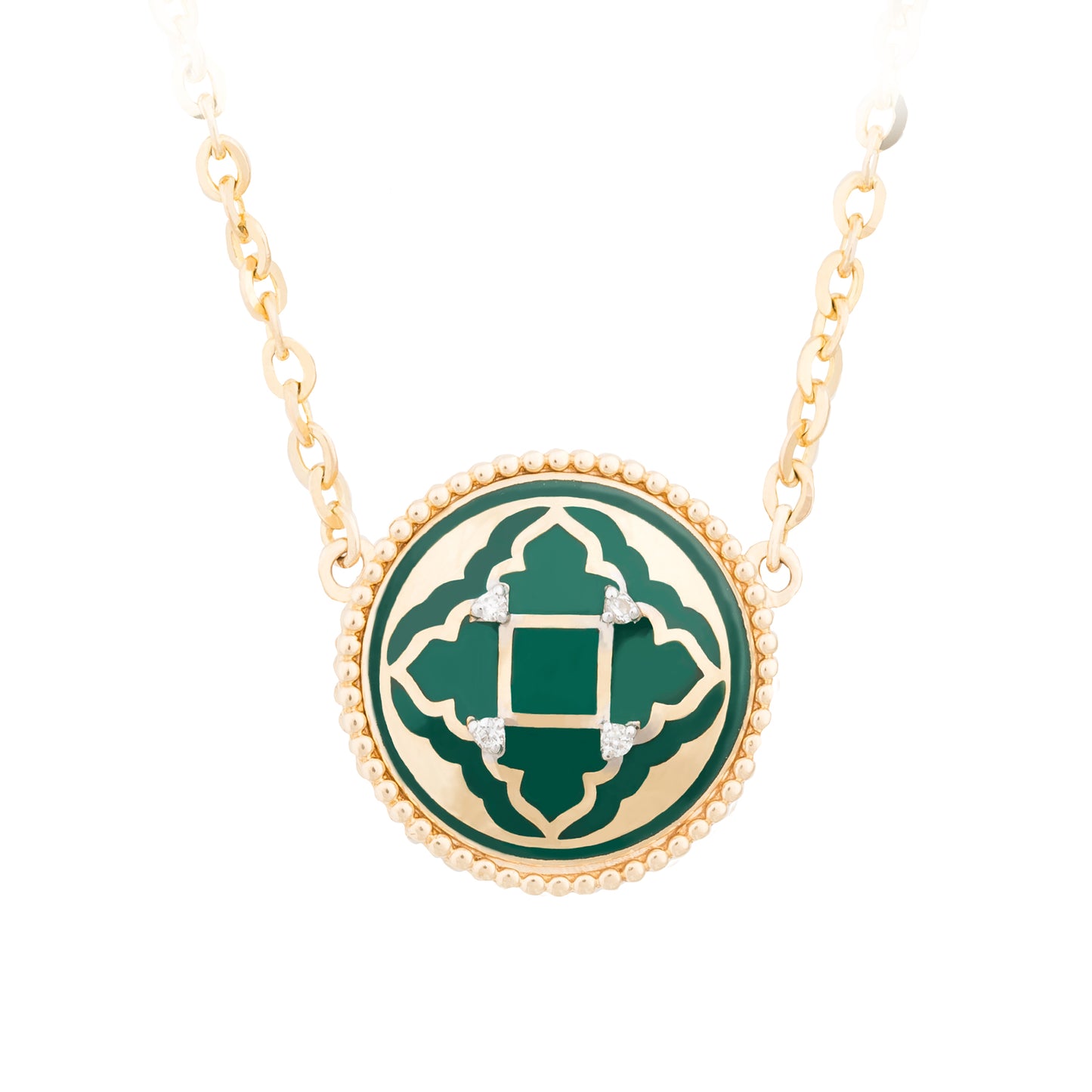 Maison Merchant Muse D' Art Classique Pendant with Chain