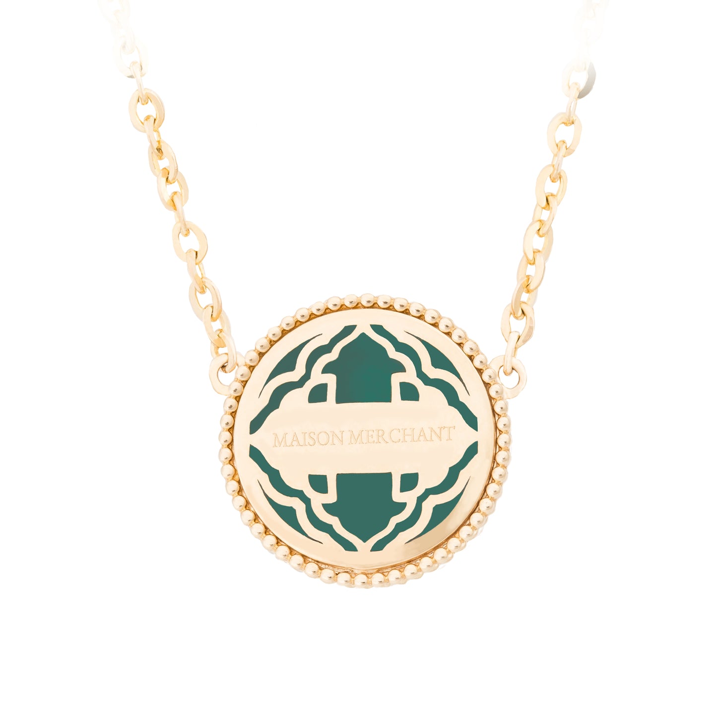 Maison Merchant Muse D' Art Classique Pendant with Chain
