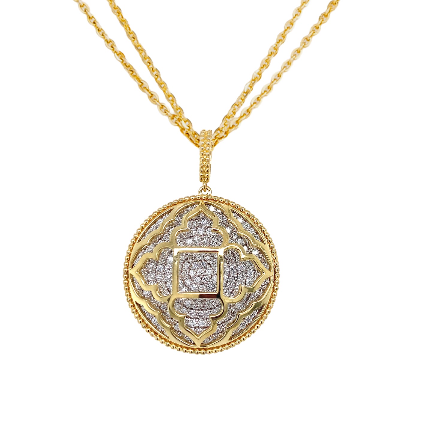Maison Merchant Renaître d’Or Majesté long necklace, 1 motif